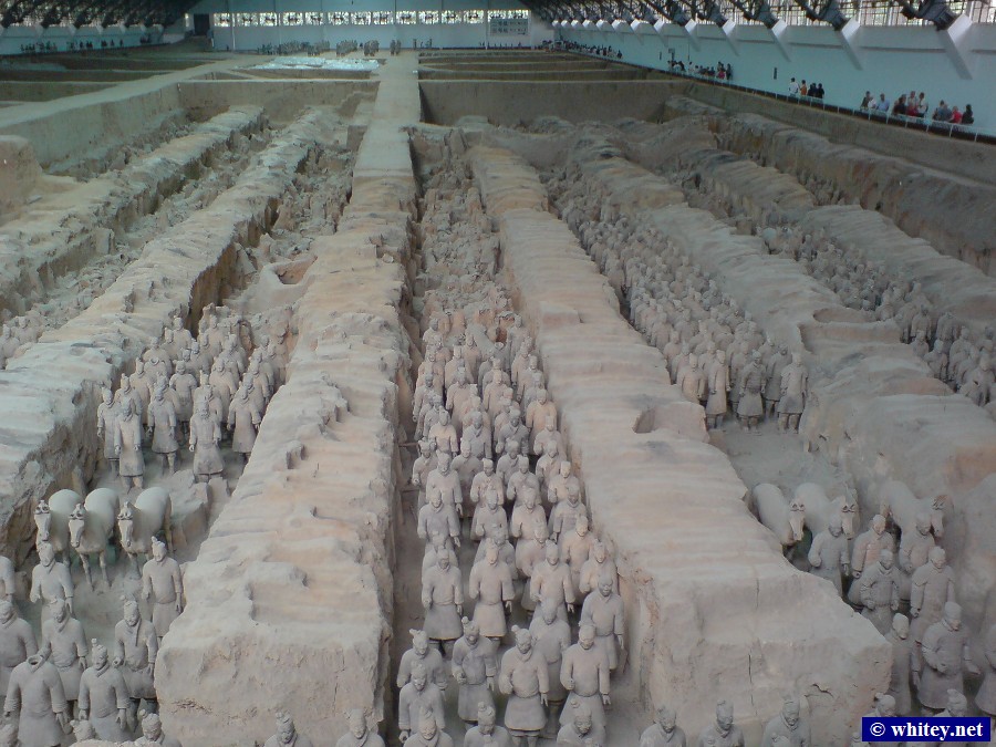 l’Armée Enterrée, Pit 1, Xi’an, Chine.  兵马俑, 一号坑, 西安, 山西.