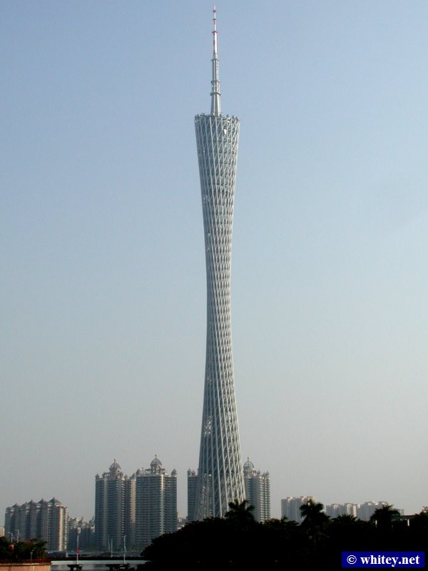 Canton Tower, 610m tall, قوانغتشو, الصين.  广州塔.
