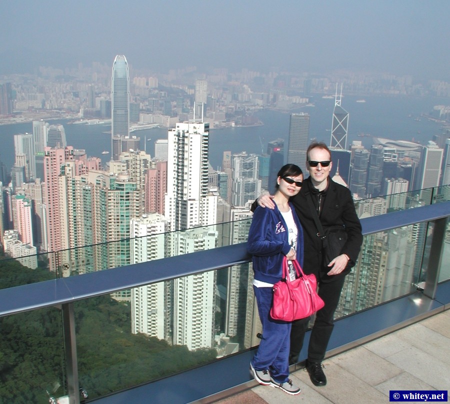 View from Victoria Peak, 香港.  太平山頂風景.