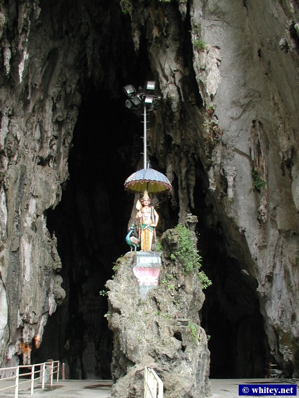 Entrance to the Grottes de Batu, Kuala Lumpur, Malaisie.