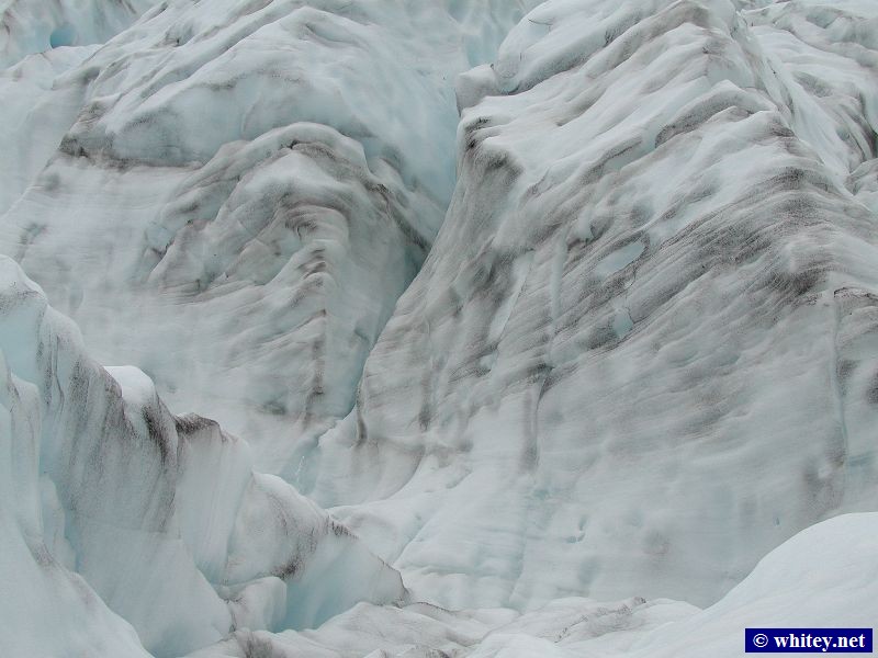 الثعلب الجليدى, الجزيرة الجنوبية, نيوزيلندا – White-Black-Blue Ice.