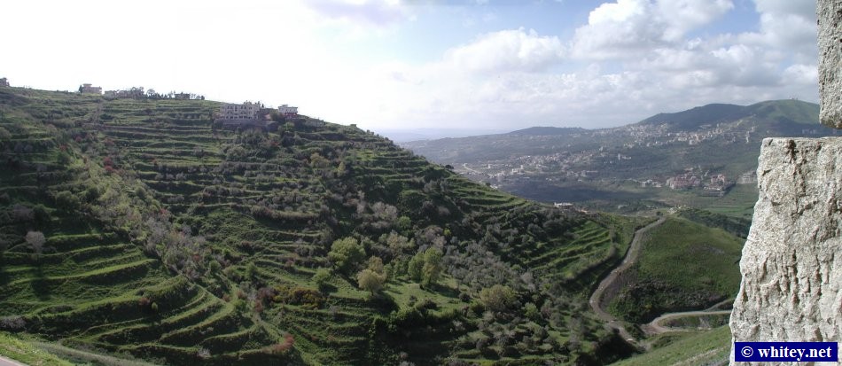 View from window, قلعة الحصن, سوريا.